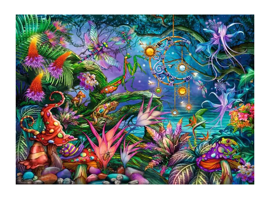 RAVENSBURGER Puzzle Barevná fantazie 1000 dílků