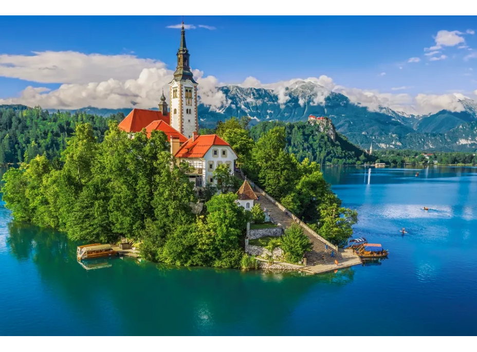 CASTORLAND Puzzle Bled, Slovinsko 500 dílků