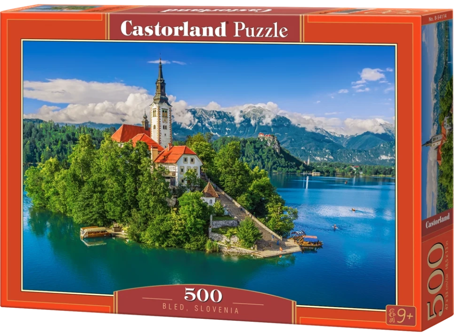 CASTORLAND Puzzle Bled, Slovinsko 500 dílků