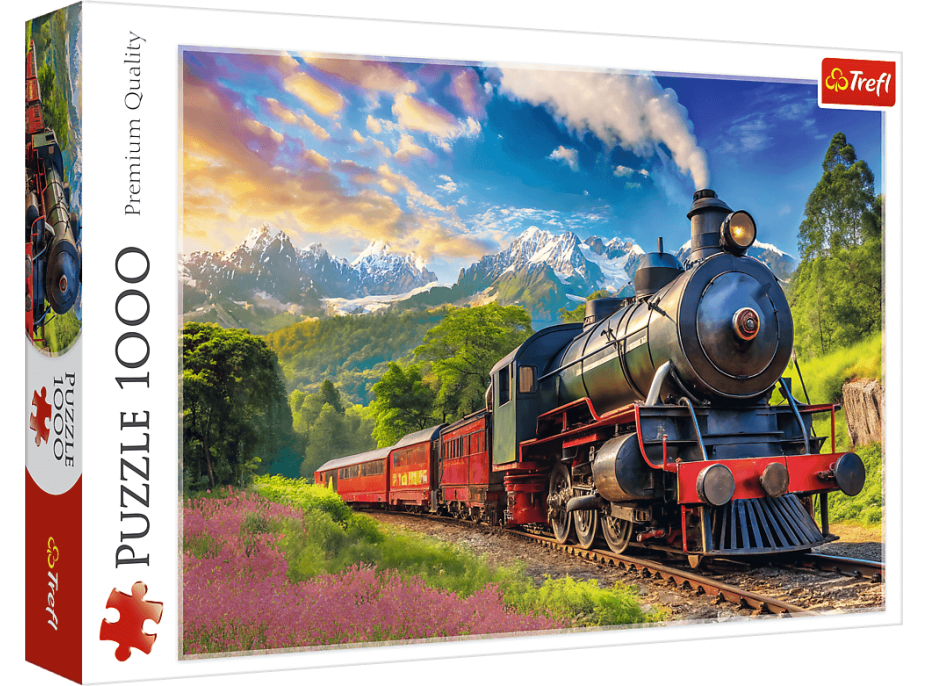TREFL Puzzle Cestování vlakem 1000 dílků