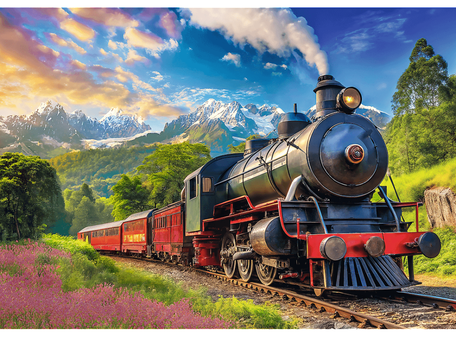 TREFL Puzzle Cestování vlakem 1000 dílků