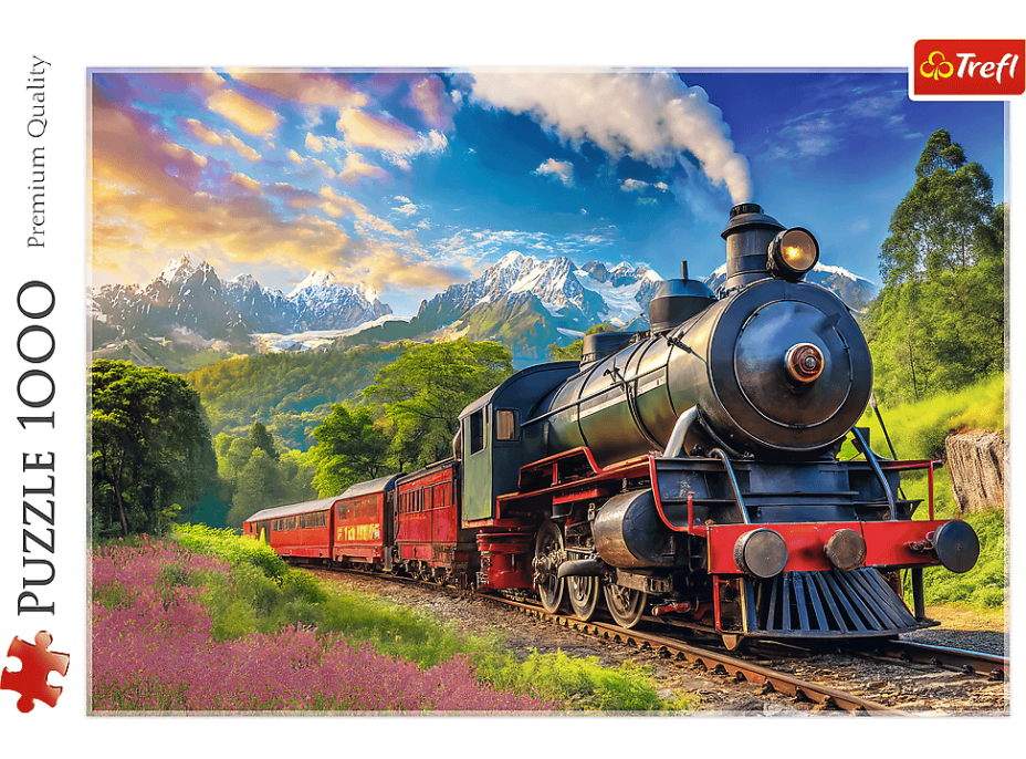 TREFL Puzzle Cestování vlakem 1000 dílků