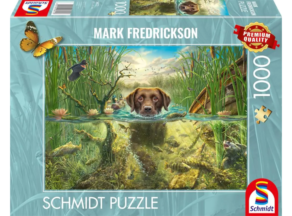 SCHMIDT Puzzle Čokoládový labrador 1000 dílků