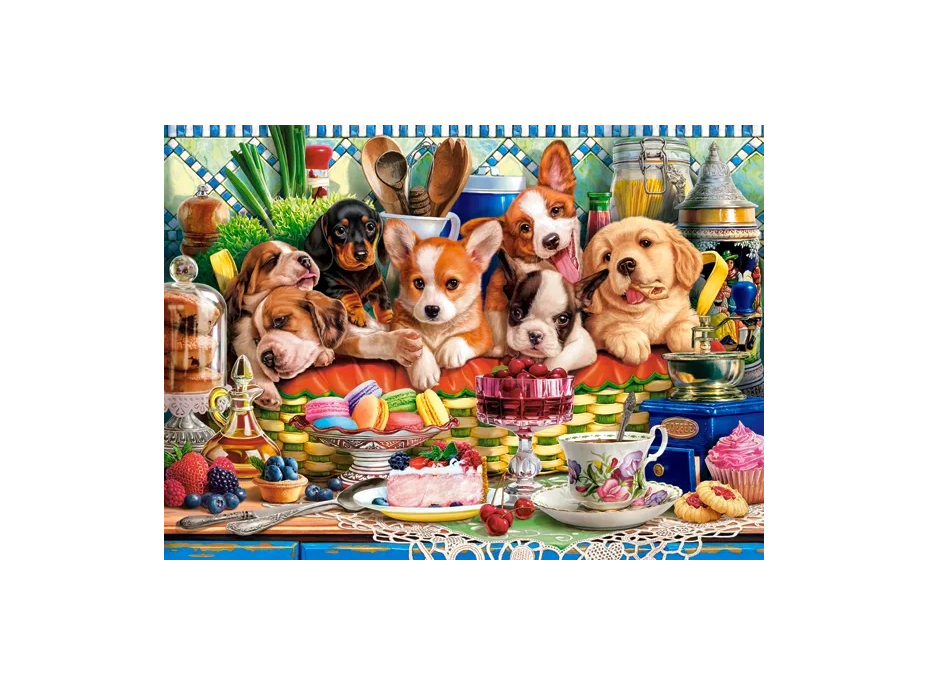 CASTORLAND Puzzle Dezert pro štěňata 300 dílků