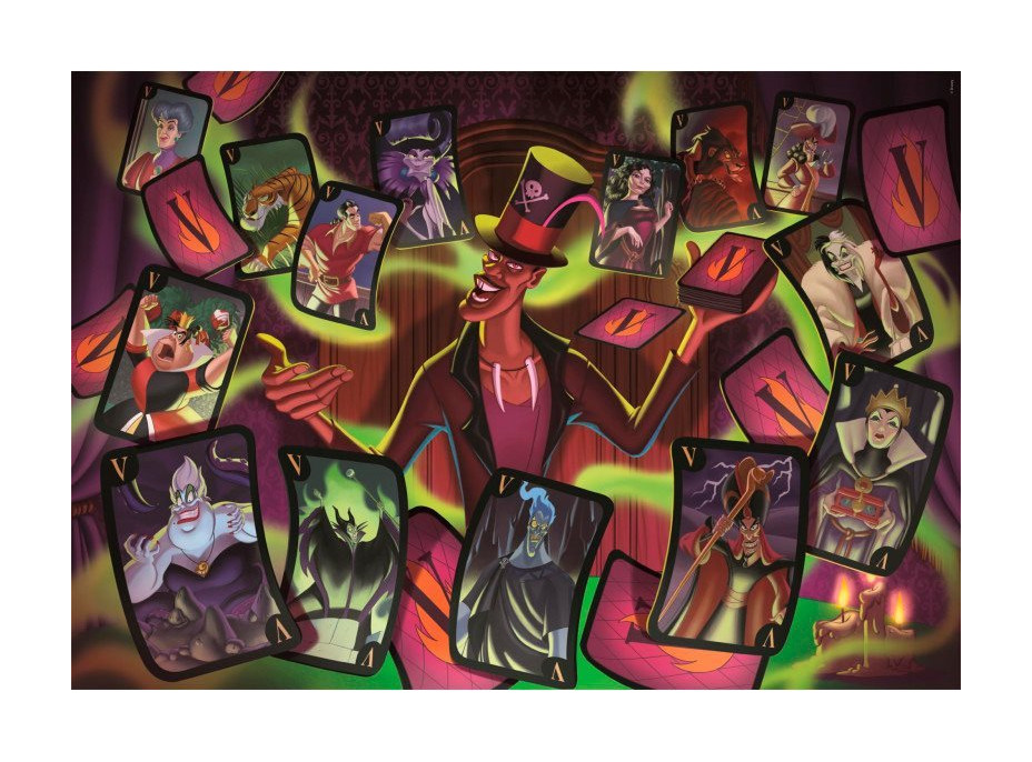 CLEMENTONI Puzzle Disney padouchové 1500 dílků