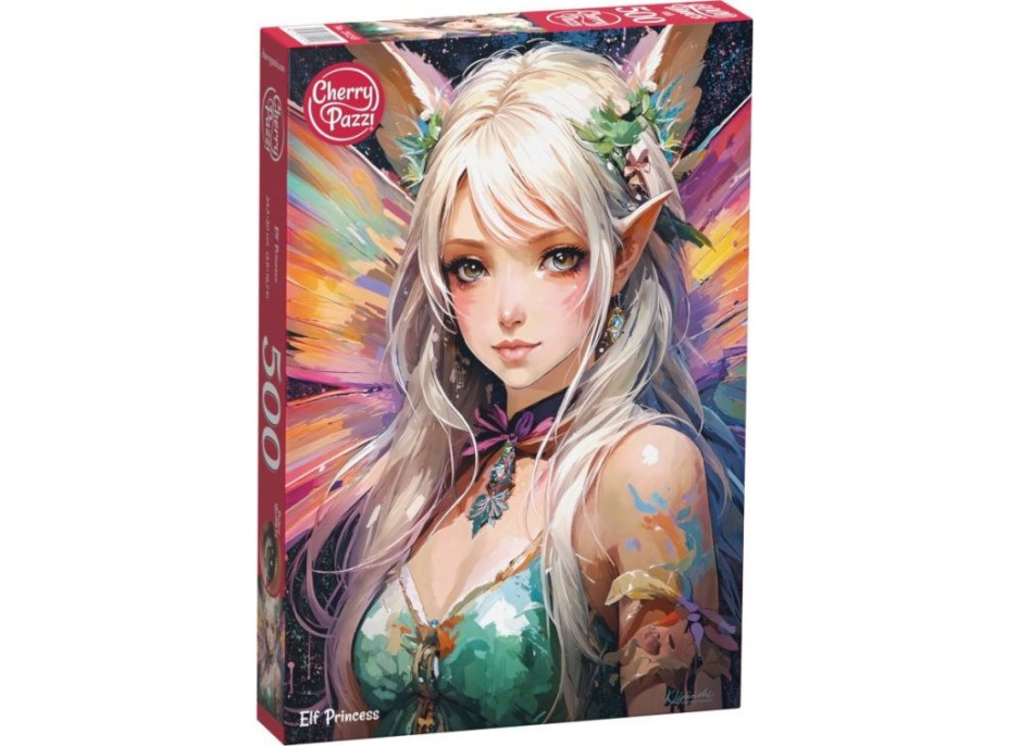CHERRY PAZZI Puzzle Elfí princezna 500 dílků