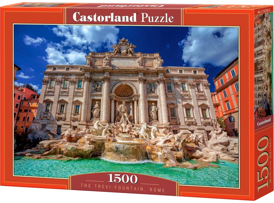 CASTORLAND Puzzle Fontána Di Trevi, Řím 1500 dílků