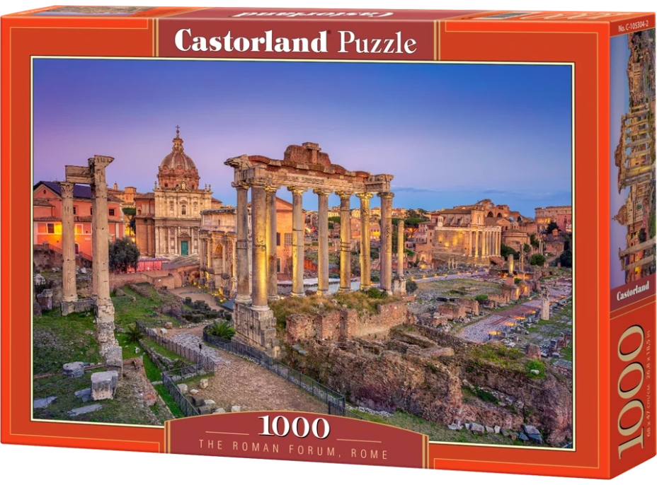 CASTORLAND Puzzle Forum Romanum, Itálie 1000 dílků