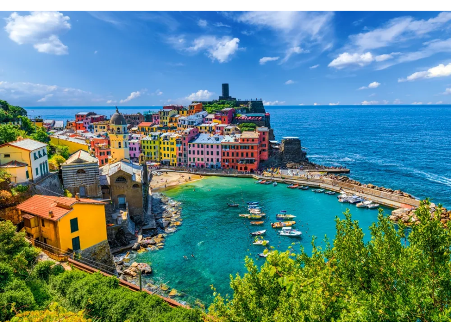 CASTORLAND Puzzle Forum Vernazza, Itálie 1000 dílků