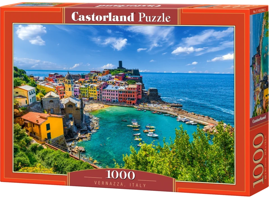 CASTORLAND Puzzle Forum Vernazza, Itálie 1000 dílků