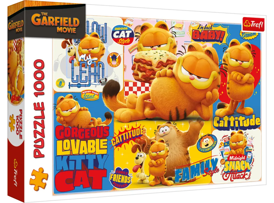TREFL Puzzle Garfield 1000 dílků