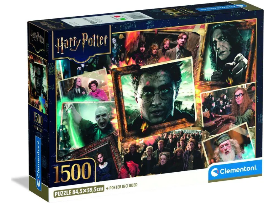 CLEMENTONI Puzzle Harry Potter: Momenty 1500 dílků