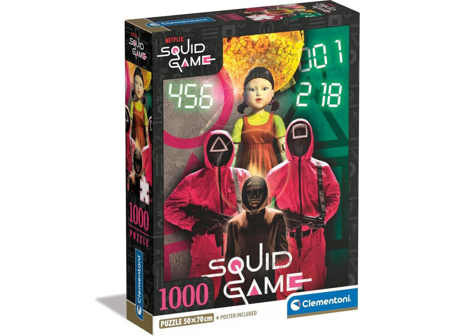 CLEMENTONI Puzzle Hra na oliheň 1000 dílků
