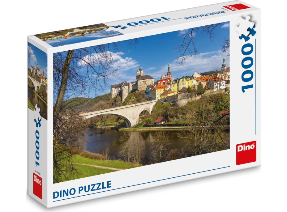 DINO Puzzle Hrad Loket 1000 dílků