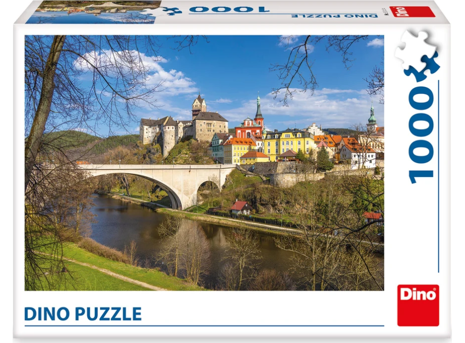 DINO Puzzle Hrad Loket 1000 dílků