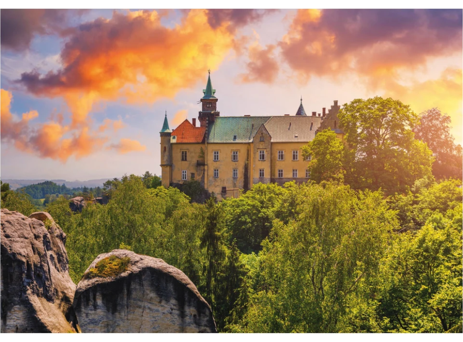 DINO Puzzle Hrubá skála 500 dílků