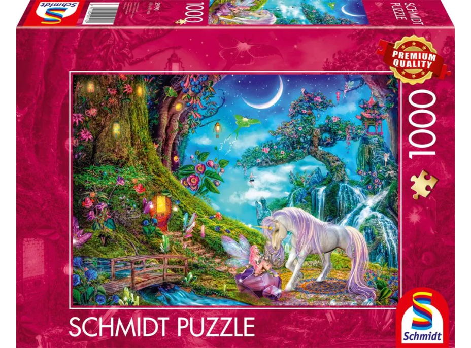 SCHMIDT Puzzle Jednorožec a víla 1000 dílků