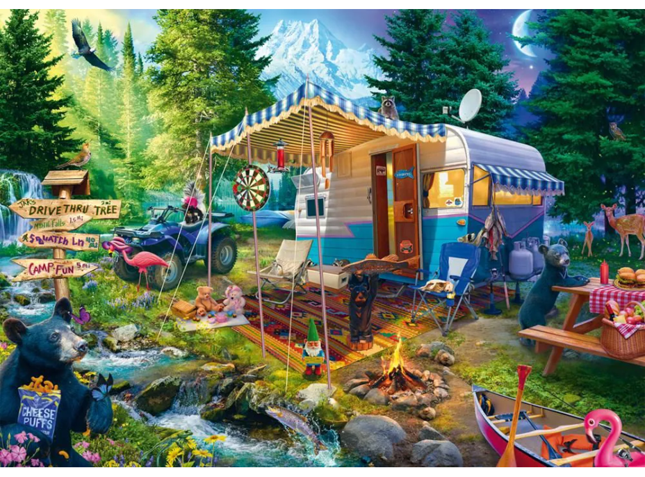 SCHMIDT Puzzle S karavanem v horách 1000 dílků