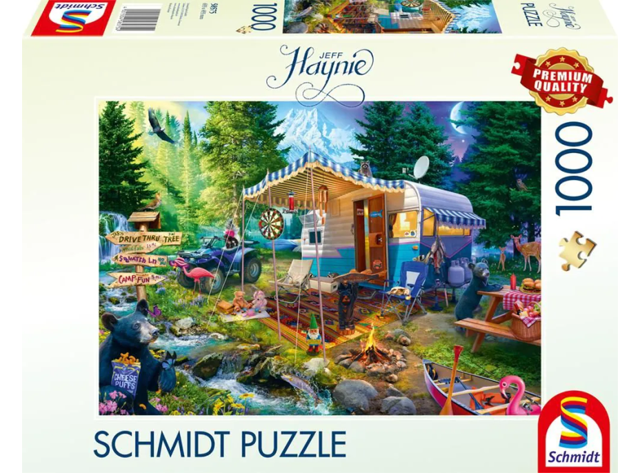 SCHMIDT Puzzle S karavanem v horách 1000 dílků