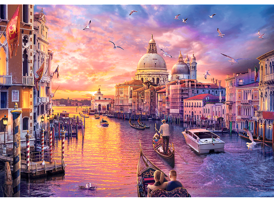 TREFL Puzzle Kouzlo Benátek 1000 dílků