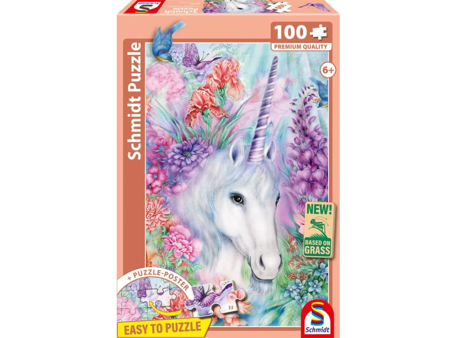 SCHMIDT Puzzle Krása jednorožce 100 dílků
