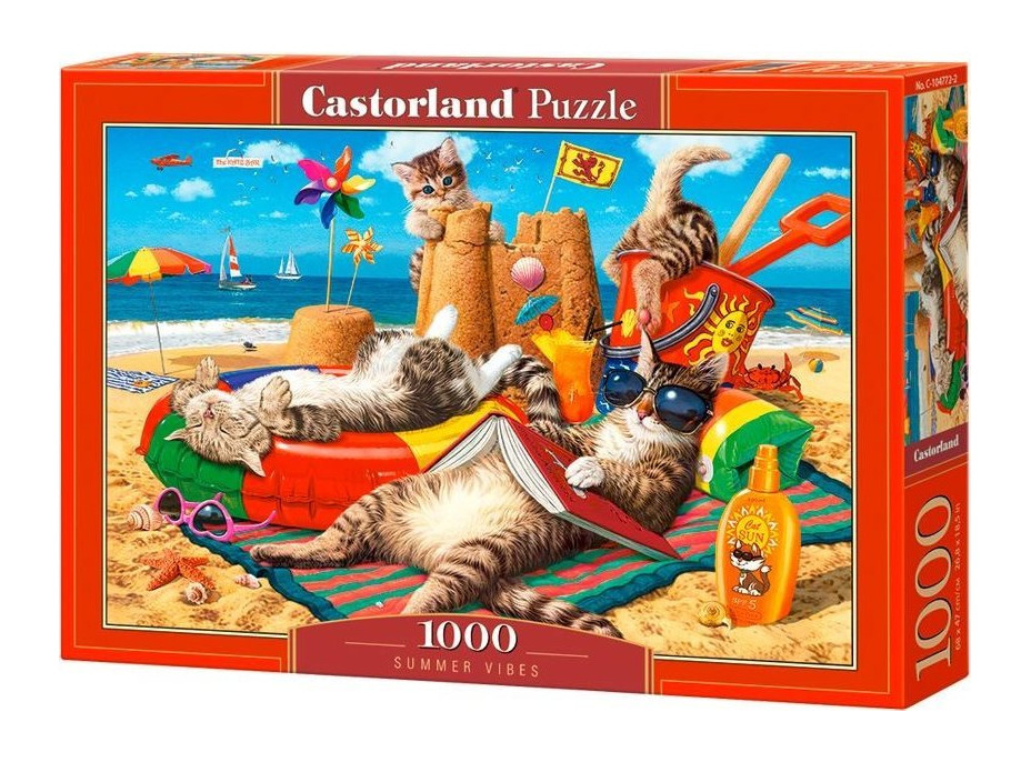 CASTORLAND Puzzle Letní vibrace 1000 dílků