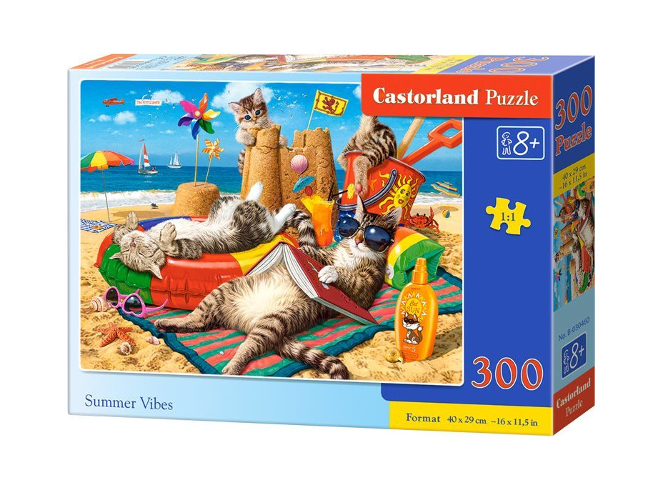 CASTORLAND Puzzle Letní vibrace 300 dílků