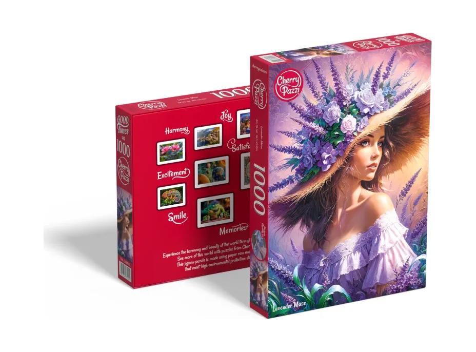 CHERRY PAZZI Puzzle Levandulová múza 1000 dílků