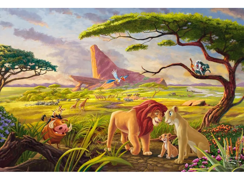 SCHMIDT Puzzle Lví král: Nezapomeň, kdo jsi 200 dílků