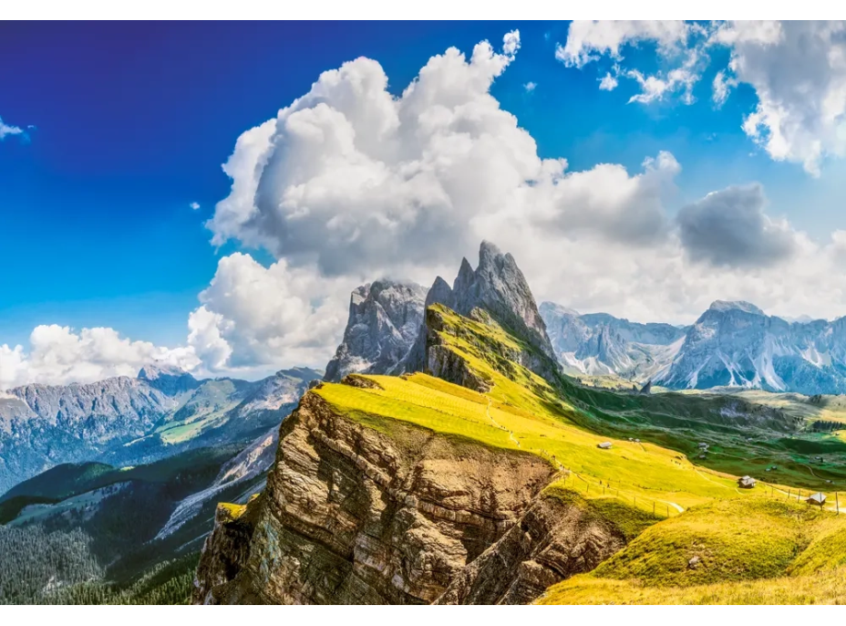 CASTORLAND Puzzle Majestátní Dolomity, Itálie 1500 dílků