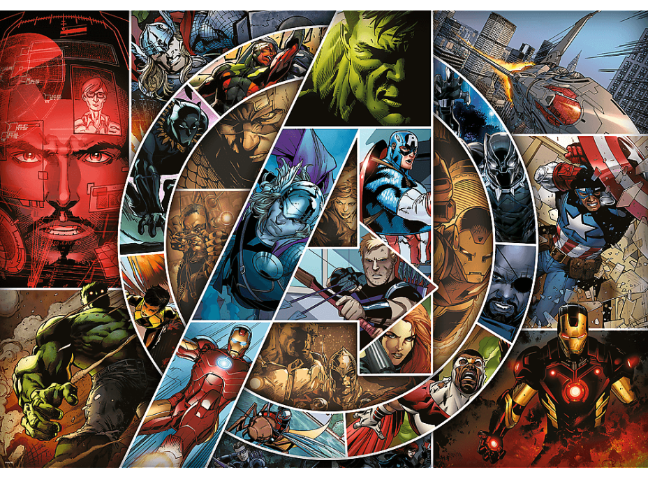 TREFL Puzzle Marvel Avengers: Hrdinové 1000 dílků