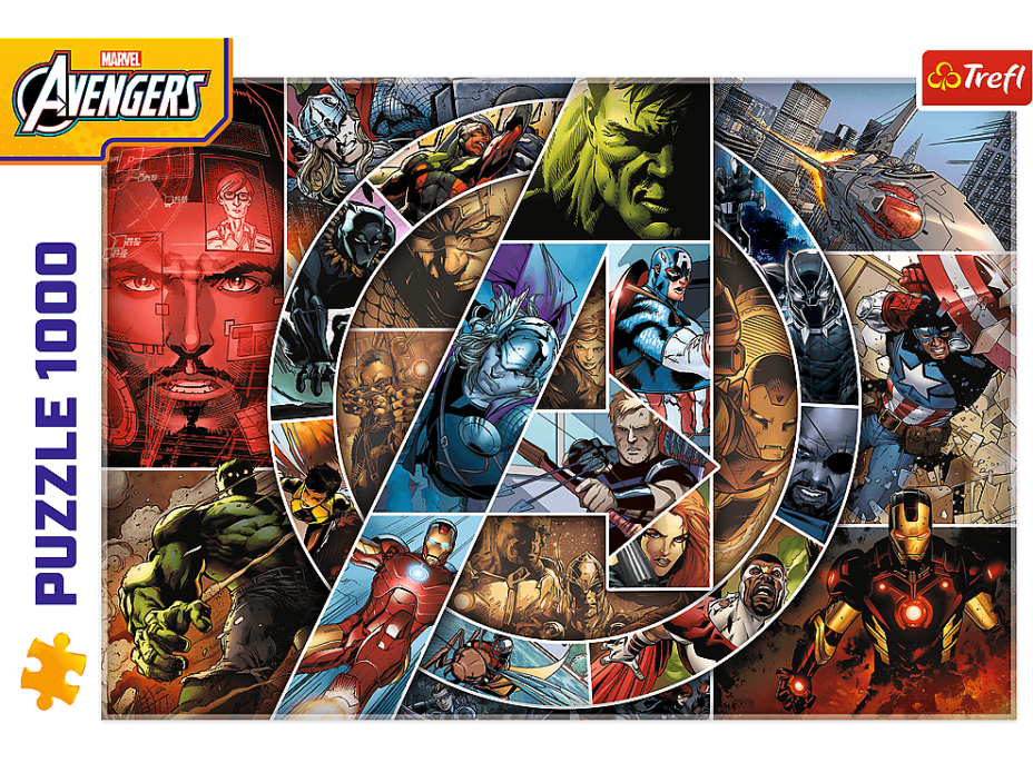 TREFL Puzzle Marvel Avengers: Hrdinové 1000 dílků