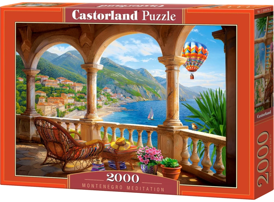 CASTORLAND Puzzle Meditace v Černé Hoře 2000 dílků