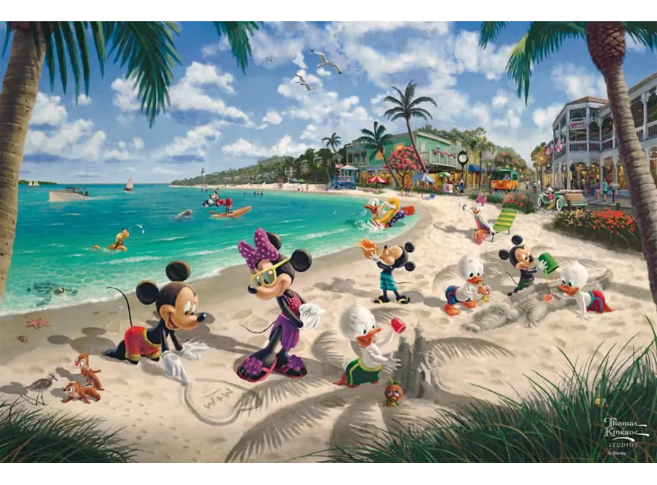 SCHMIDT Puzzle Mickey a Minnie: Na Floridě 200 dílků