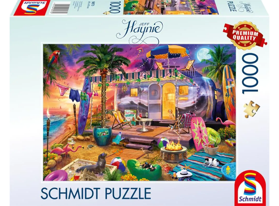 SCHMIDT Puzzle Mobilní domov 1000 dílků