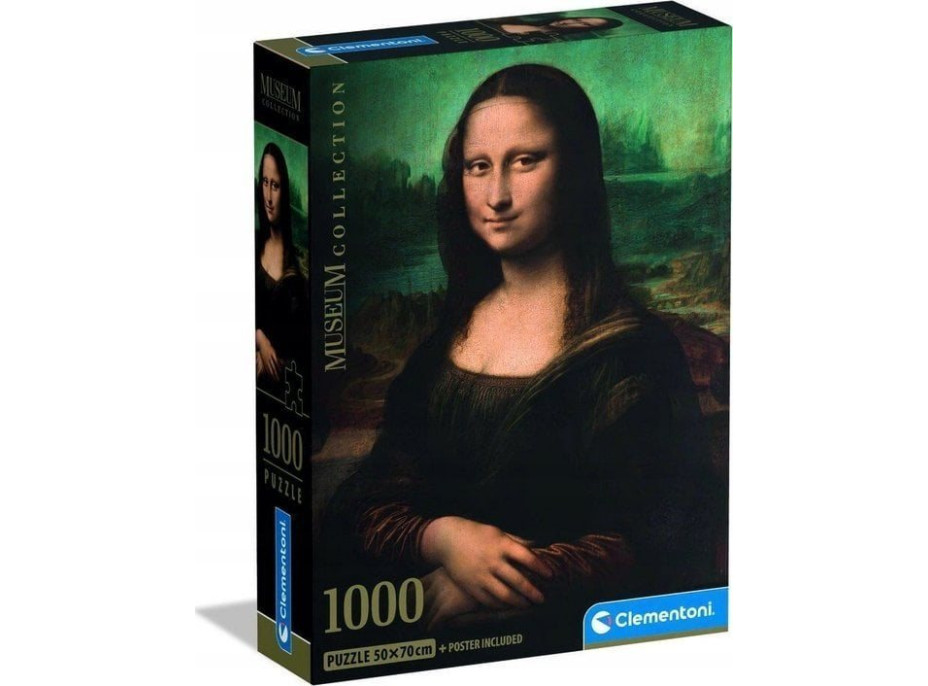 CLEMENTONI Puzzle Museum Collection: Mona Lisa 1000 dílků