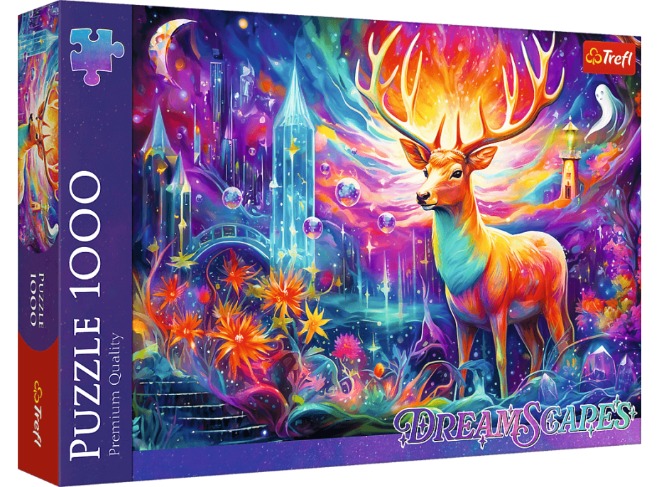 TREFL Puzzle Mystický jelen 1000 dílků