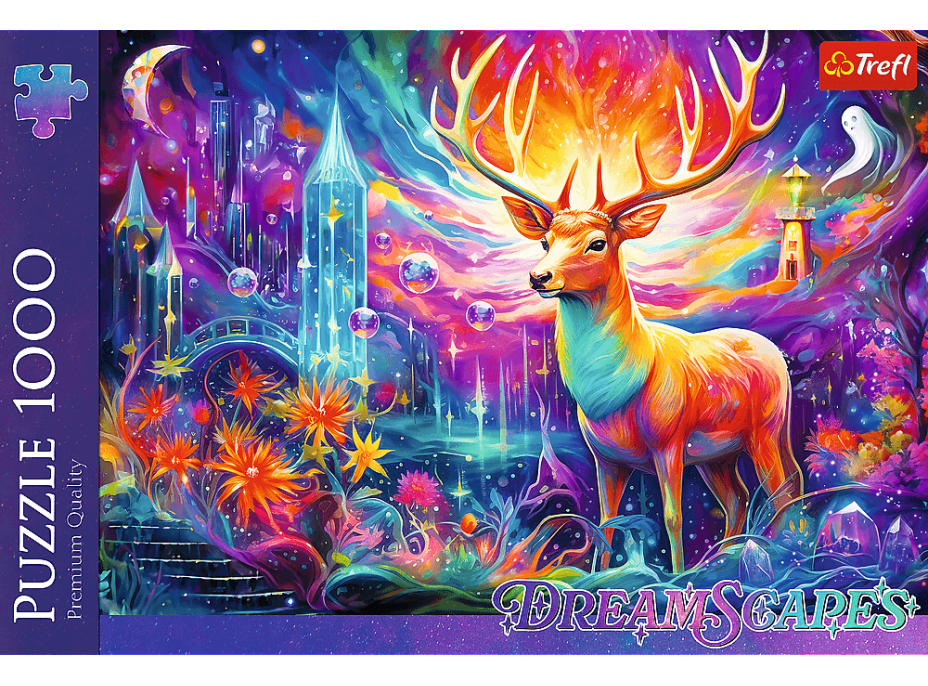 TREFL Puzzle Mystický jelen 1000 dílků