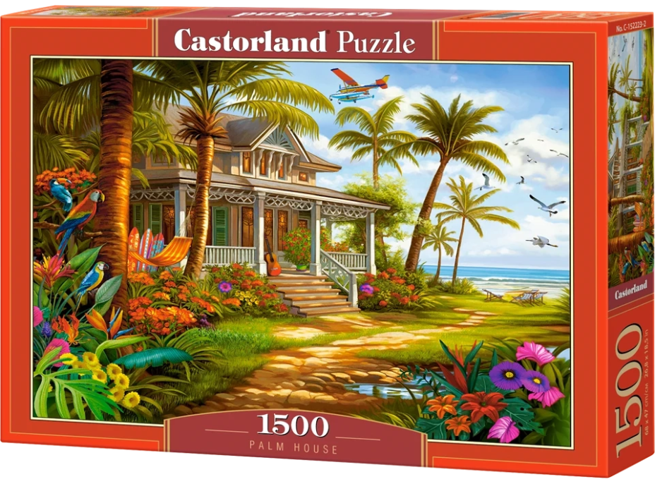 CASTORLAND Puzzle Palmový dům 1500 dílků