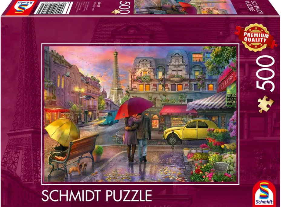 SCHMIDT Puzzle Paříž v dešti 500 dílků