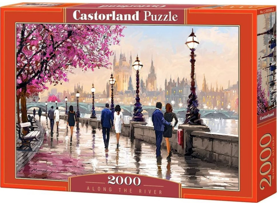 CASTORLAND Puzzle Podél řeky 2000 dílků