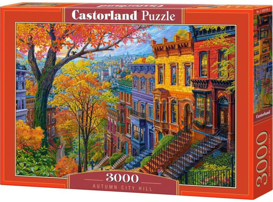 CASTORLAND Puzzle Podzimní město 3000 dílků