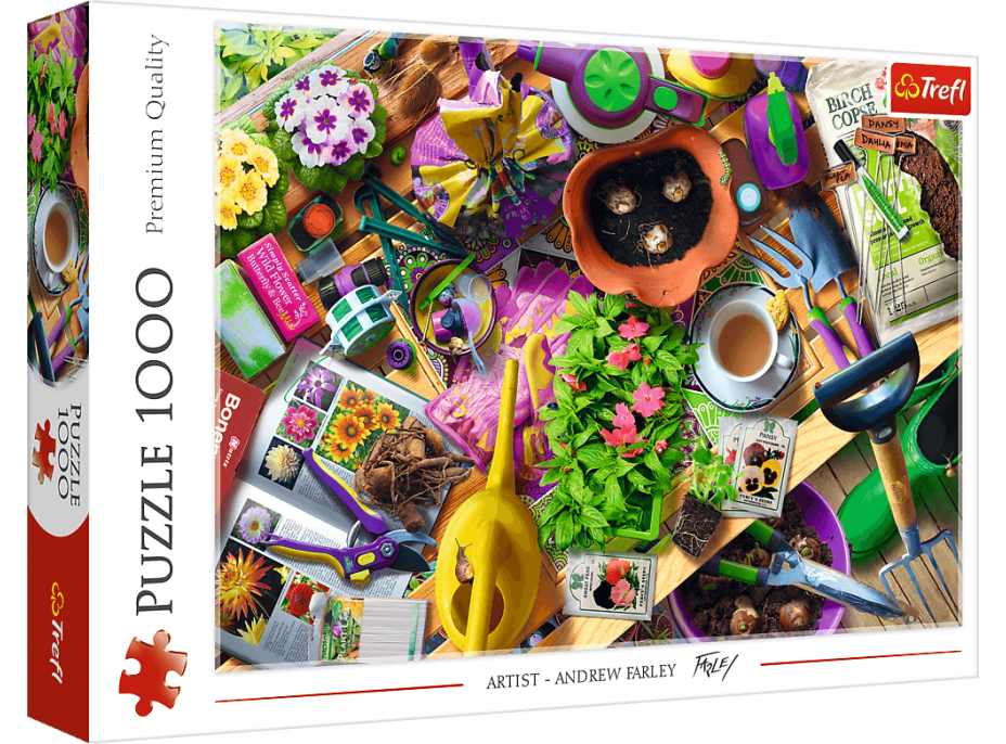 TREFL Puzzle Pořádek v zahrádce 1000 dílků