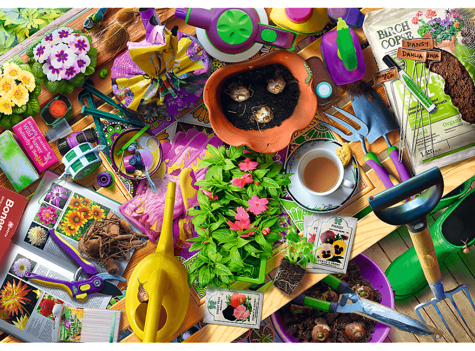 TREFL Puzzle Pořádek v zahrádce 1000 dílků