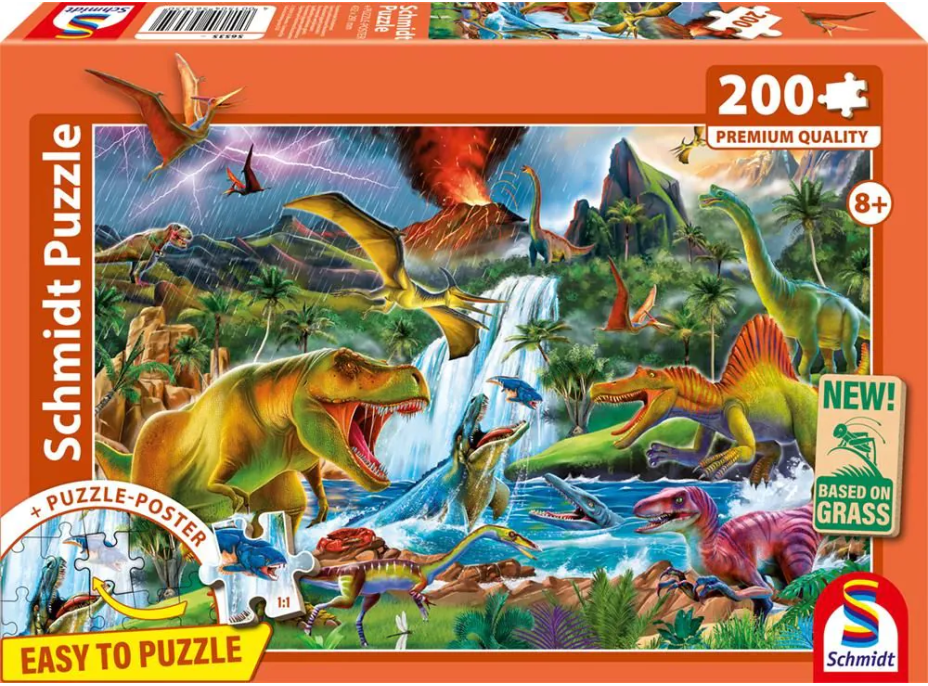 SCHMIDT Puzzle Pravěcí obři 200 dílků