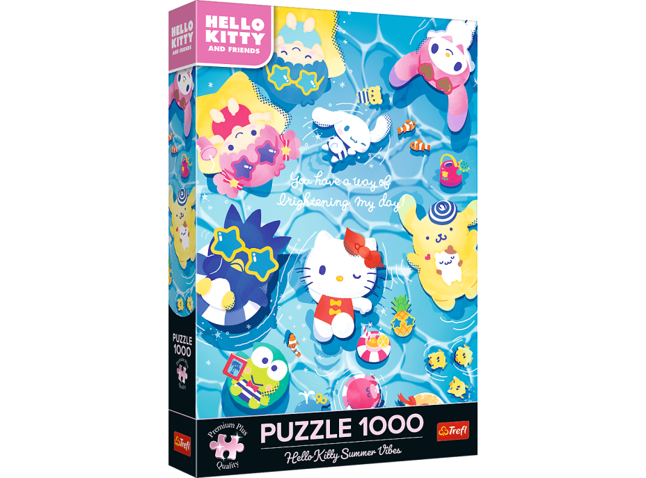 TREFL Puzzle Premium Plus Hello Kitty: Na letní vlně 1000 dílků
