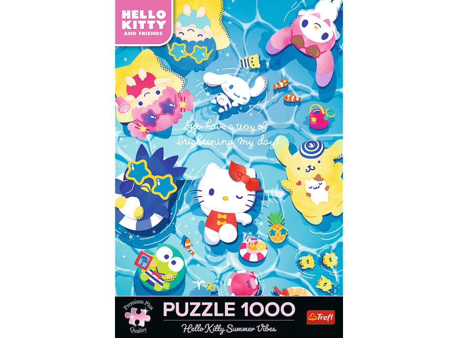 TREFL Puzzle Premium Plus Hello Kitty: Na letní vlně 1000 dílků