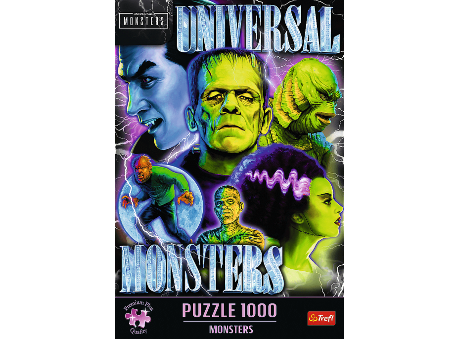 TREFL Puzzle Premium Plus Příšery 1000 dílků