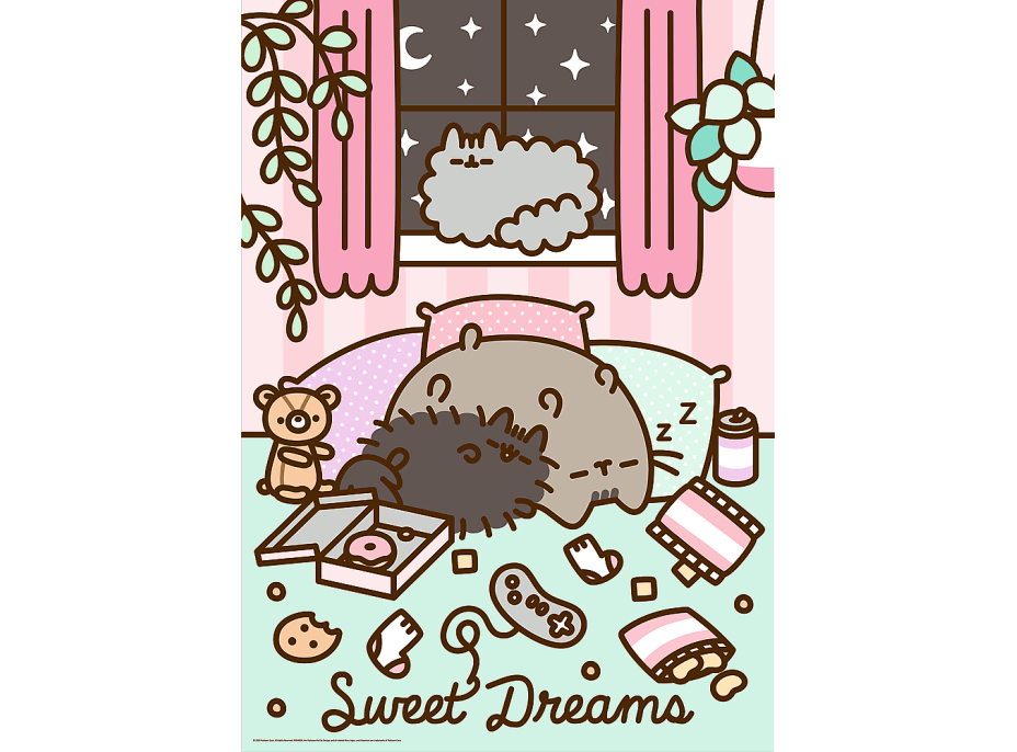 TREFL Puzzle Premium Plus Pusheen 1000 dílků