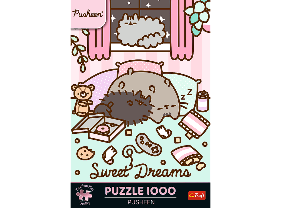 TREFL Puzzle Premium Plus Pusheen 1000 dílků
